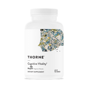 Thorne Cognitive Vitality dietary supplement featuring Magtein® magnesium L-threonate to support memory, focus, and brain health.