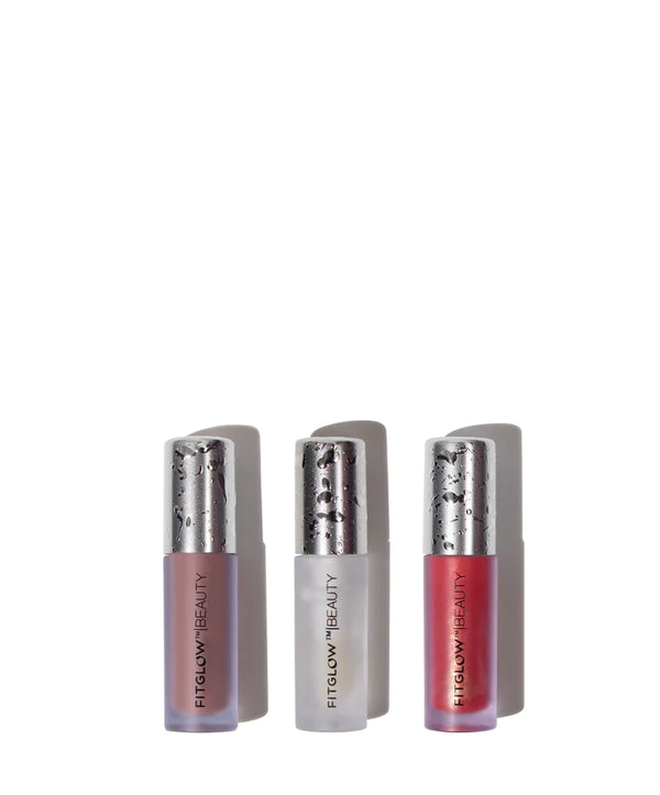 Fitglow Beauty - Mini Lip Serum Color Serum Trio - Night, Halo and Juice