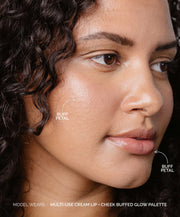 Fitglow Buffed Glow Palette - Buff Petal, Rosewood, Aubergine, Bronzed Clay
