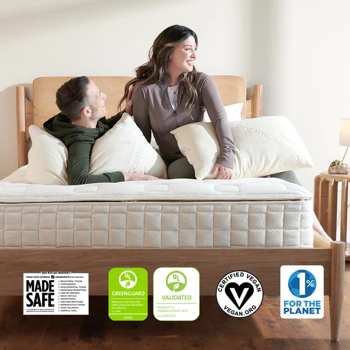Naturepedic PLA Pillow with Organic Fabric