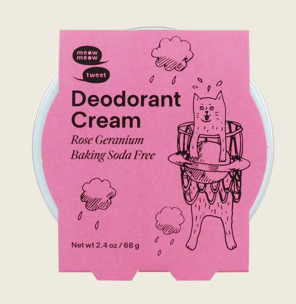 Meow Meow Tweet Baking Soda-Free Deodorant Cream