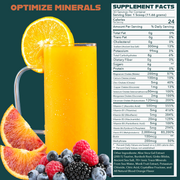 Optimize Minerals Citrus Blast Supplement Facts