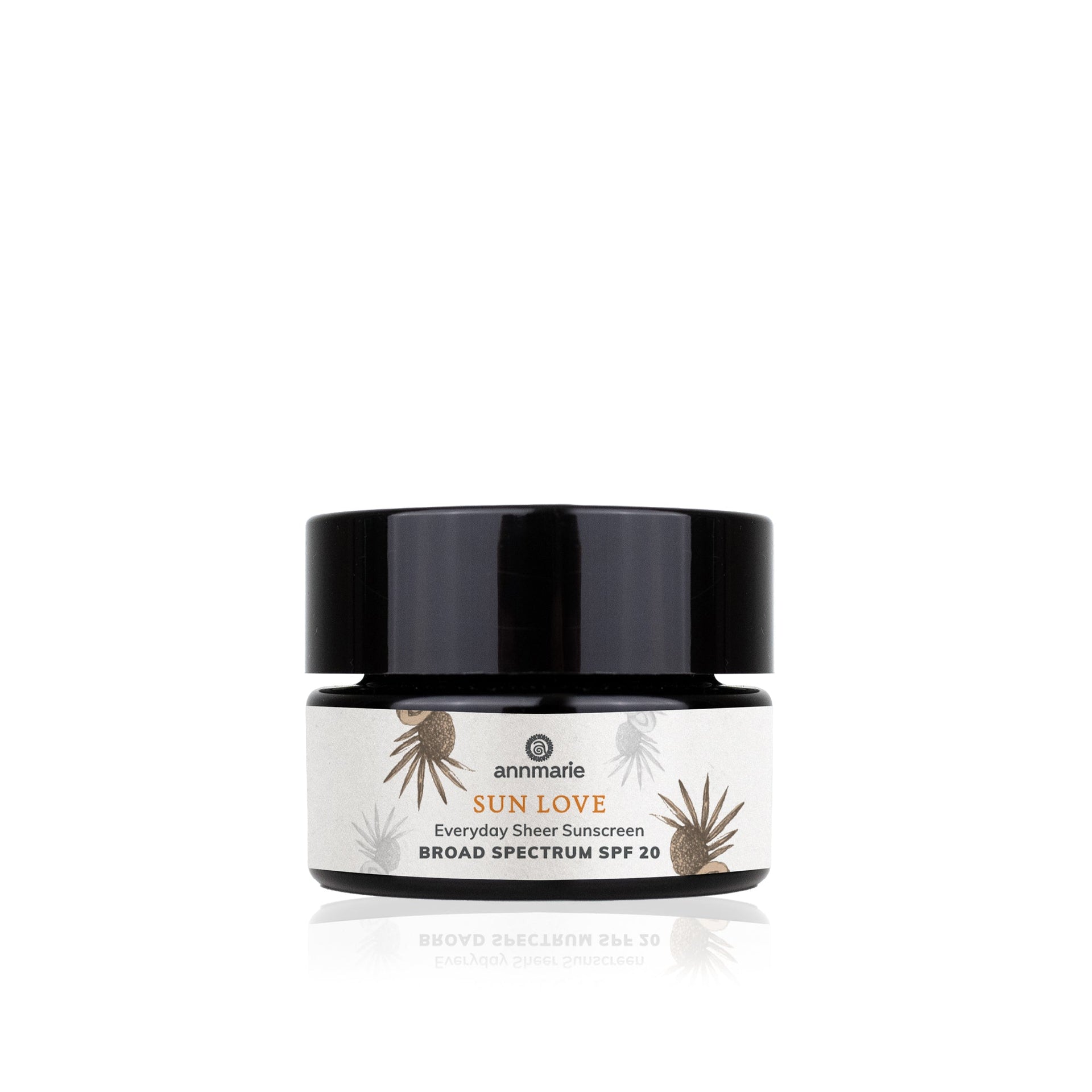 Annmarie Deluxe Mini Sun Love lightweight daily sunscreen in a 30ml jar