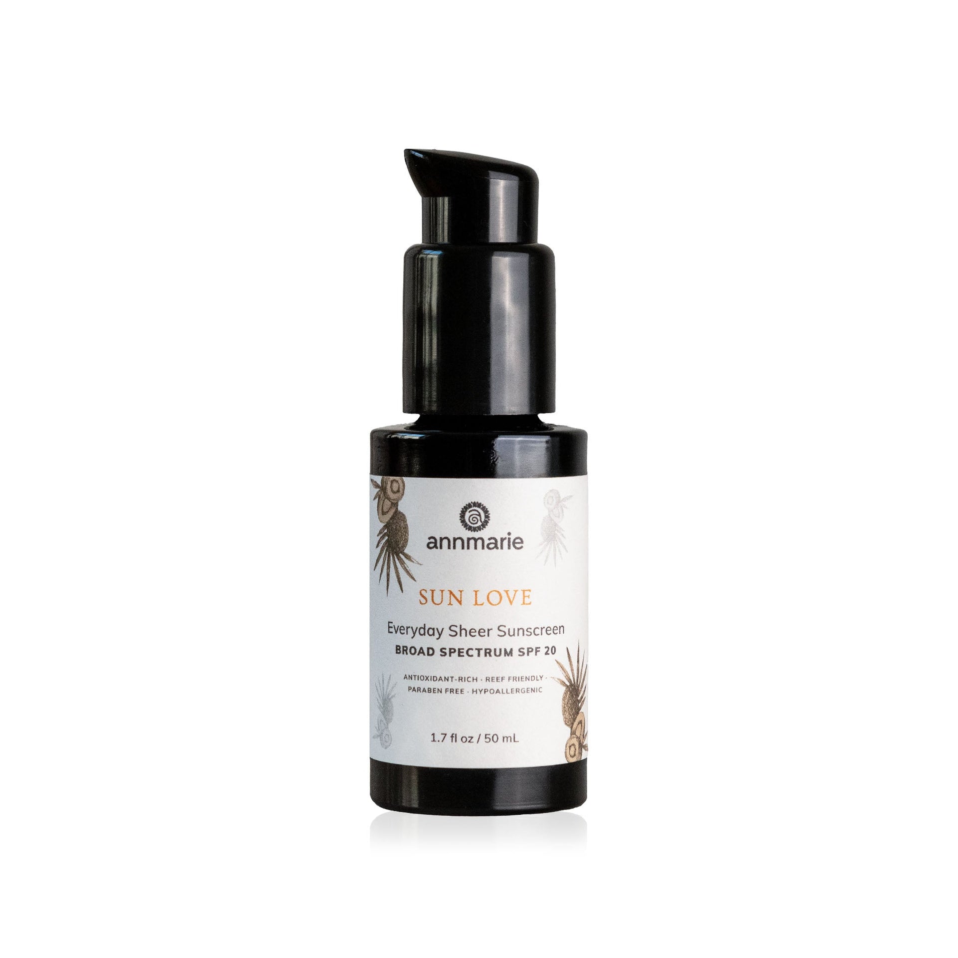 Annmarie Sun Love lightweight mineral sunscreen bottle