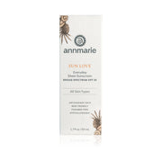 Annmarie Sun Love sunscreen product packaging display