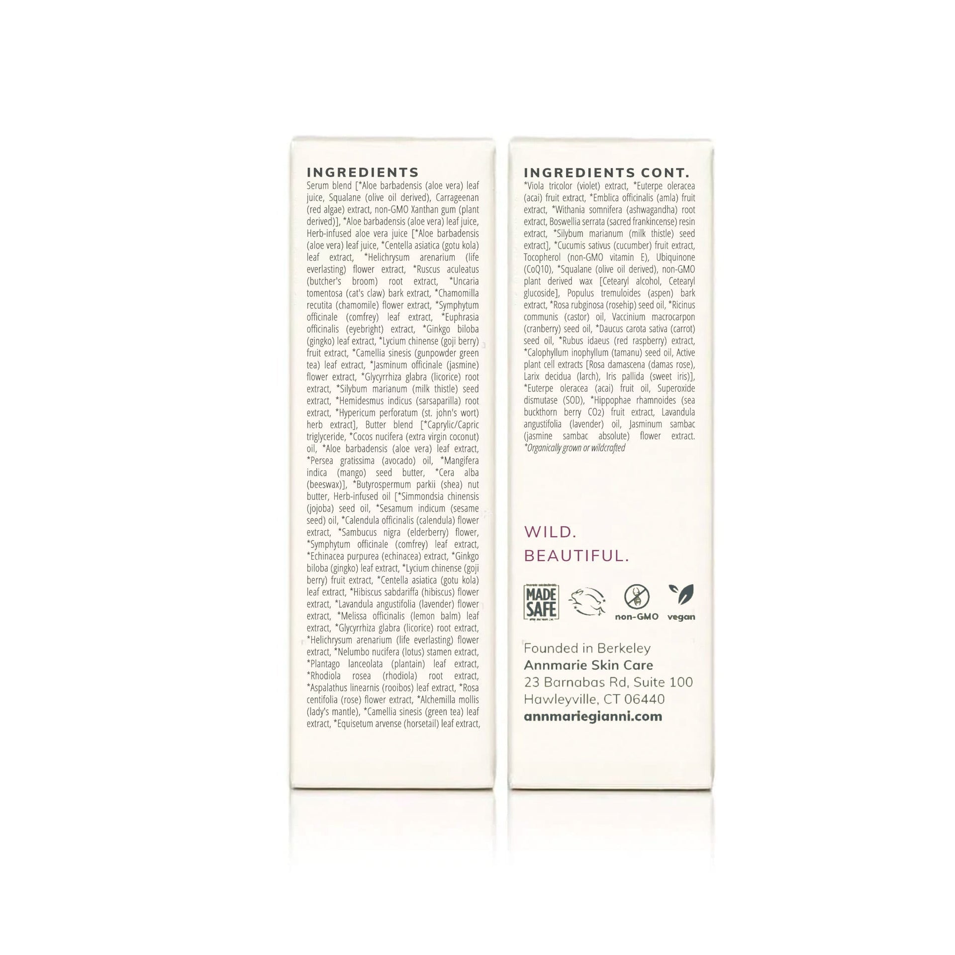 Annmarie Anti-Aging Eye Cream ingredient list and product details