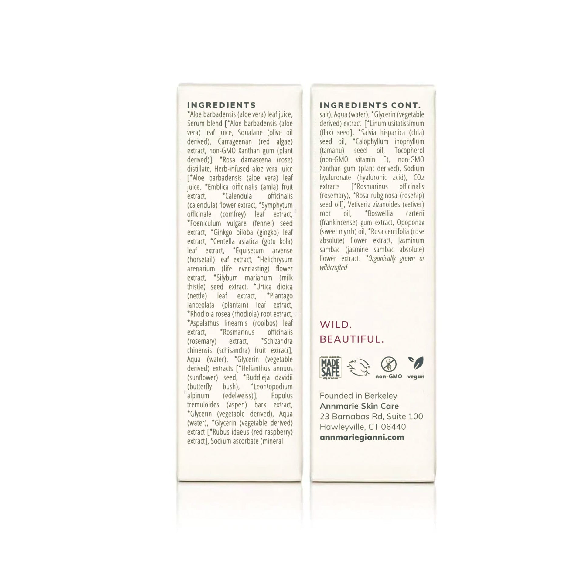Annmarie Anti-Aging Serum ingredient list and product details