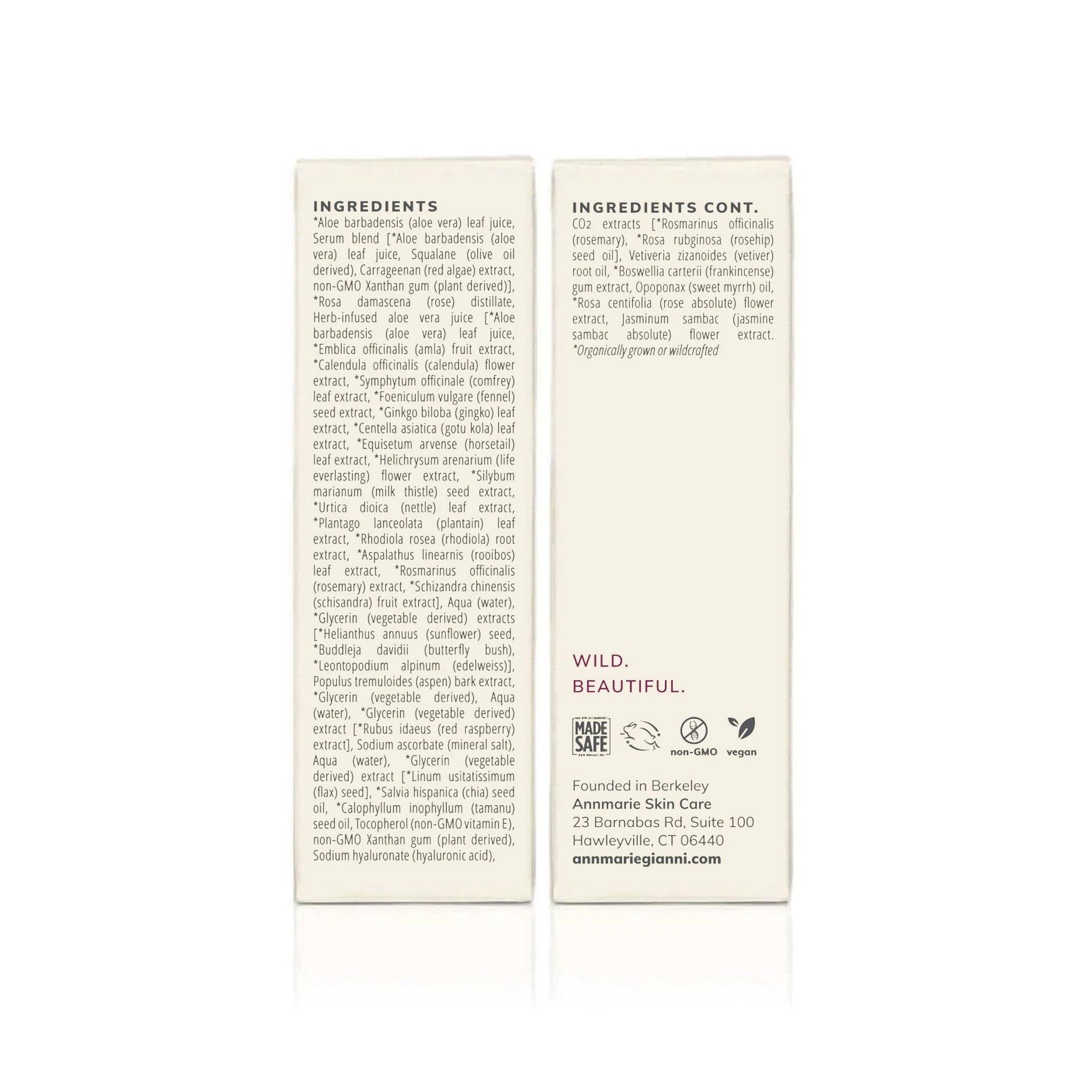 Annmarie Anti-Aging Serum ingredient list and product details