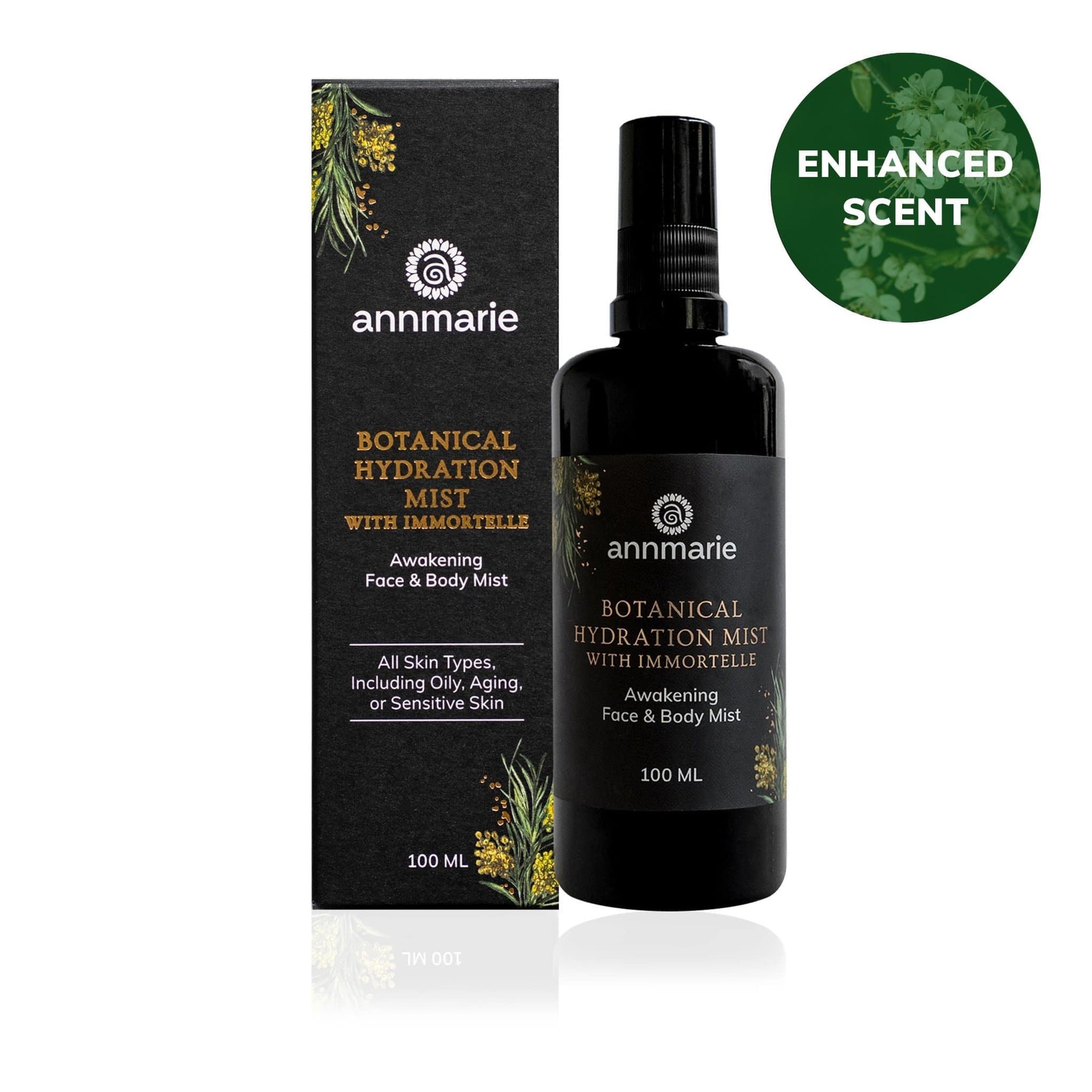 Annmarie Botanical Hydration Mist With Immortelle with retail packaging