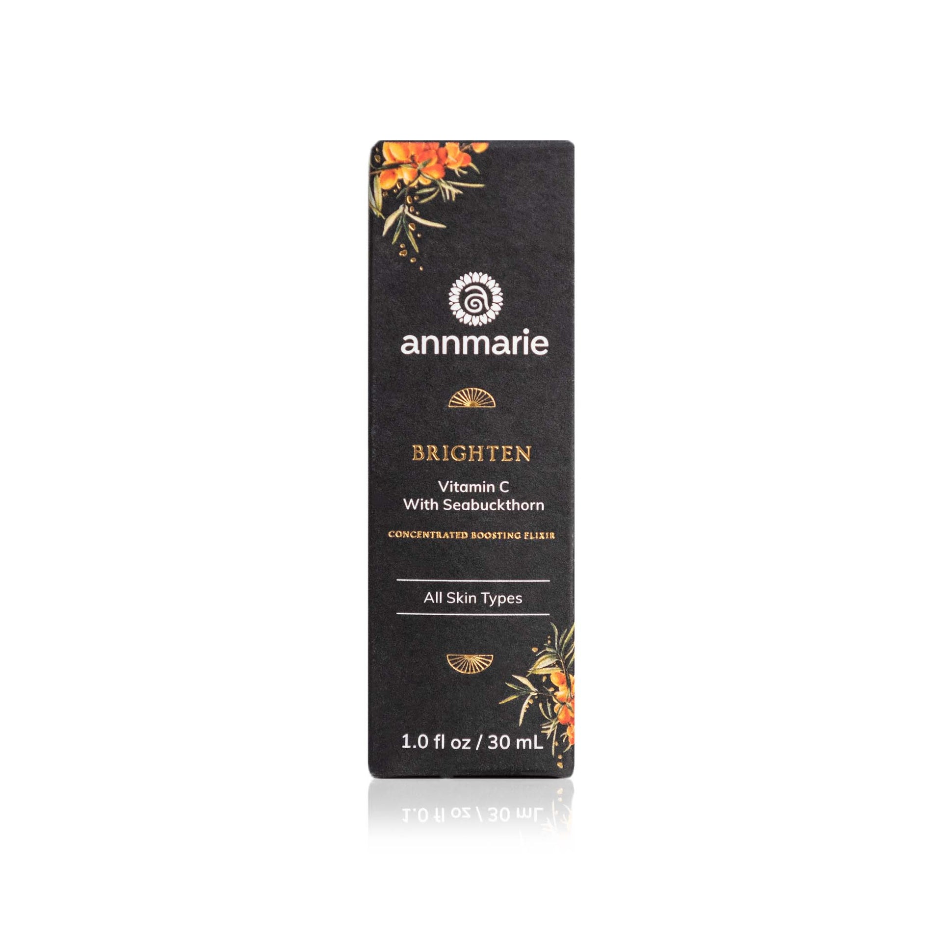 Annmarie Brighten Vitamin C Elixir product packaging display