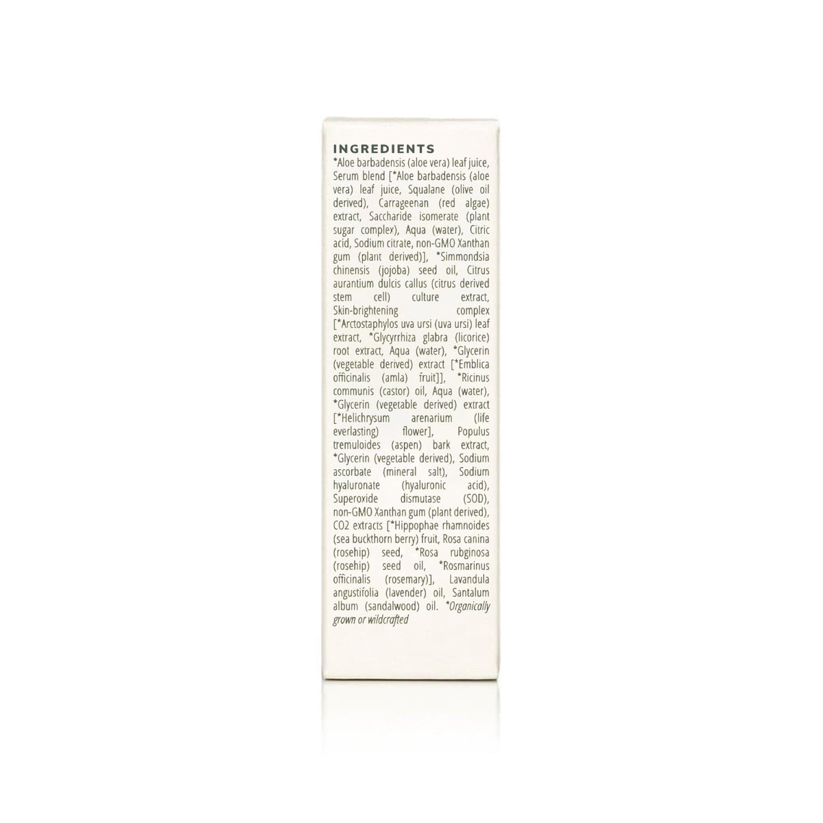 Annmarie Citrus Stem Cell Serum ingredient list and product details