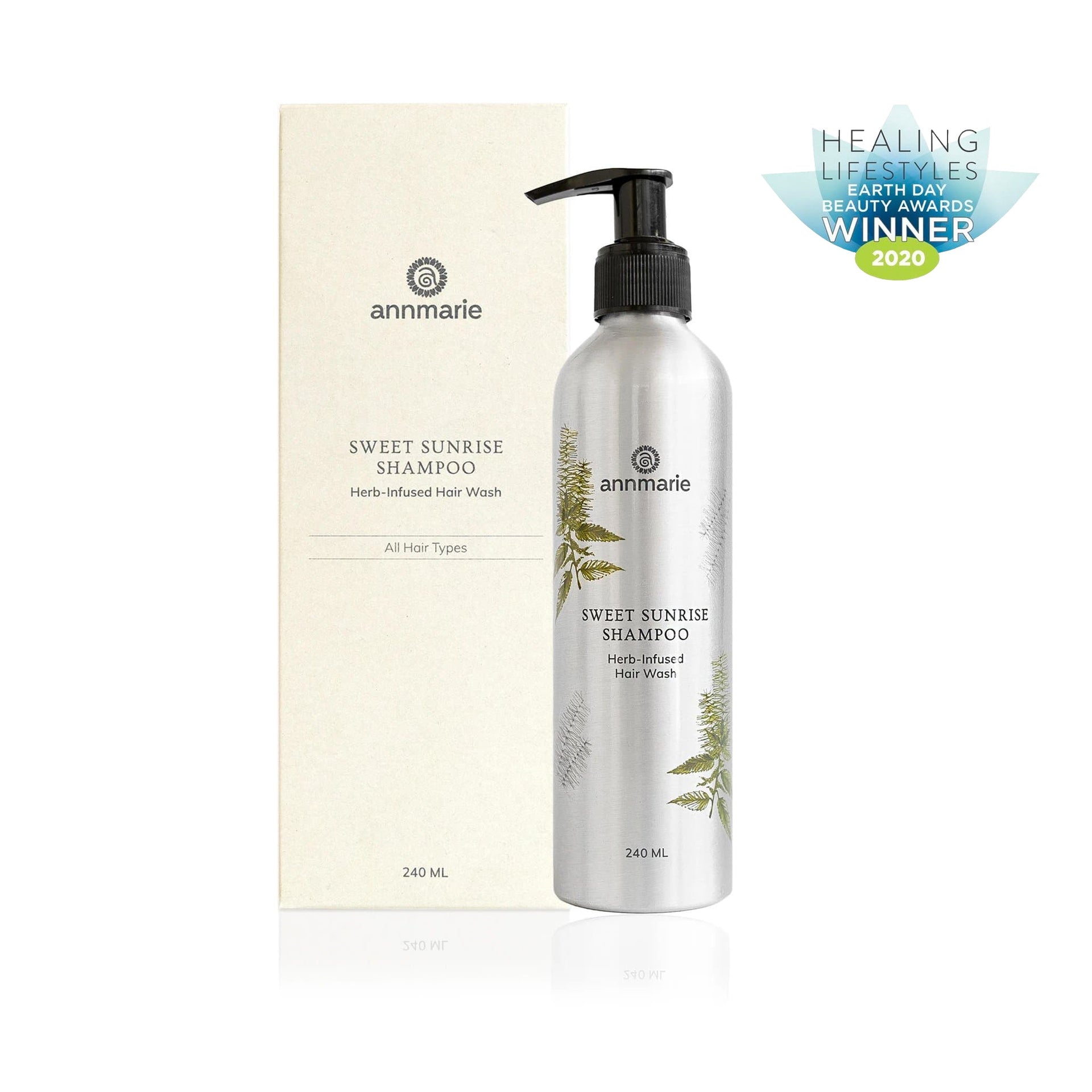 Annmarie Sweet Sunrise Shampoo with retail packaging