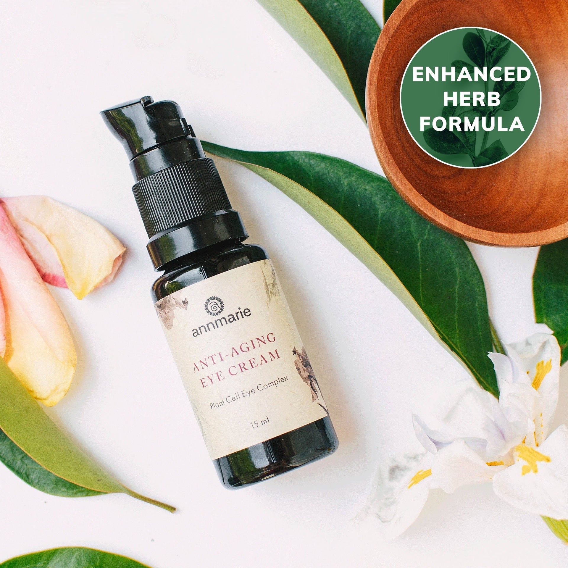 Annmarie Anti-Aging Eye Cream with green tea, goji berry, cucumber extract, and botanical ingredients