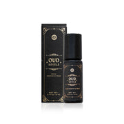 Annmarie Oud Révélé luxury natural perfume with packaging and rollerball bottle