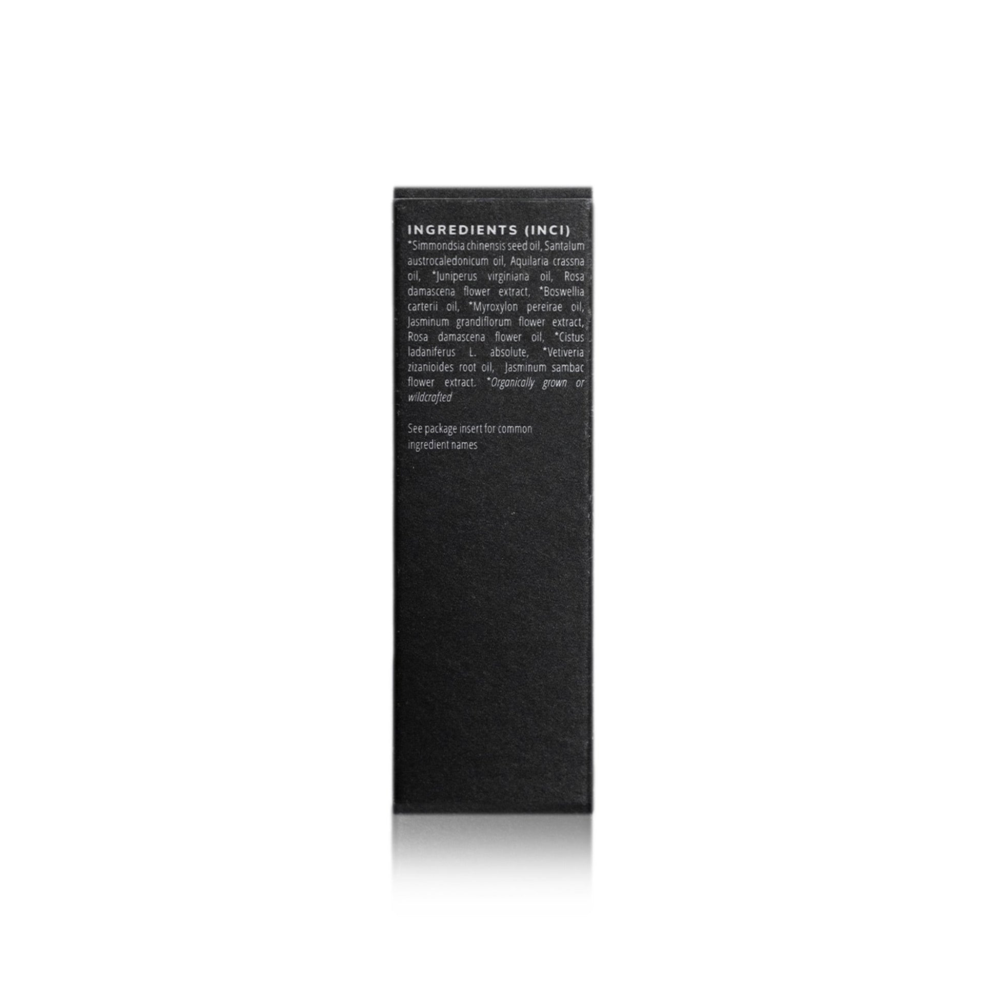 Annmarie Oud Révélé perfume packaging with product details and ingredients