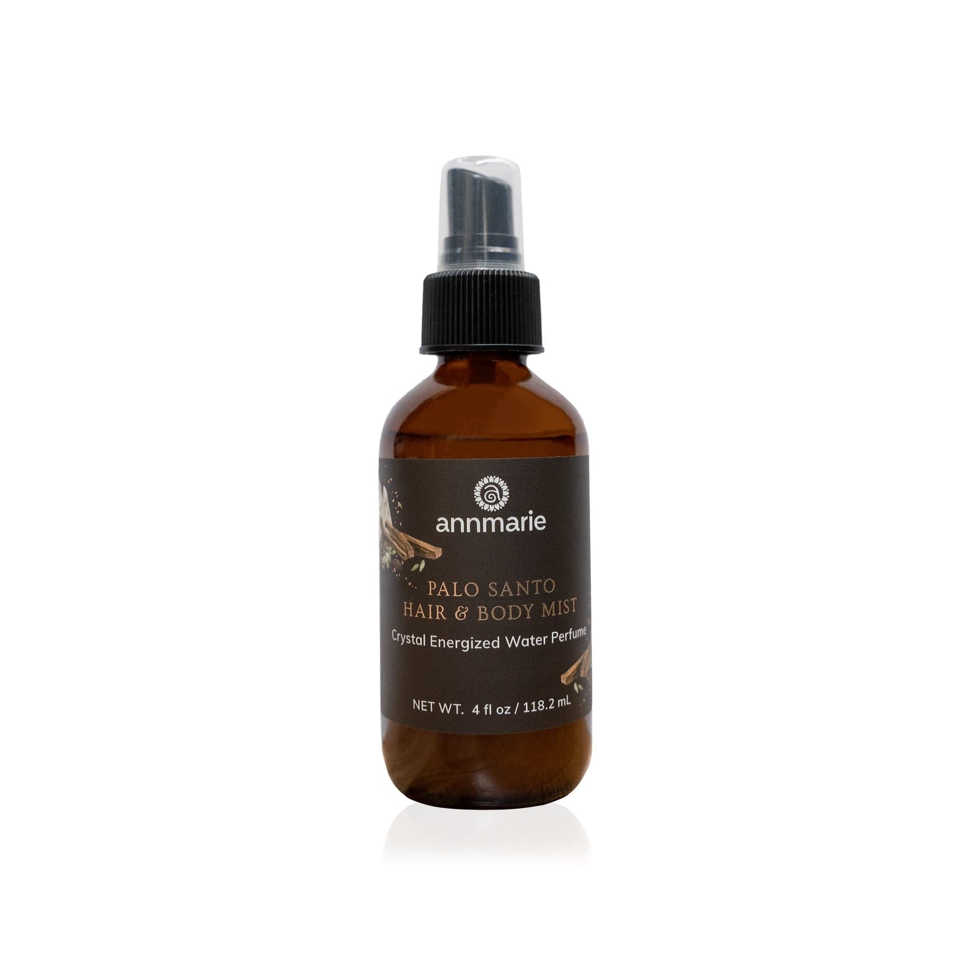 Annmarie Palo Santo Hair & Body Mist natural botanical fragrance spray bottle