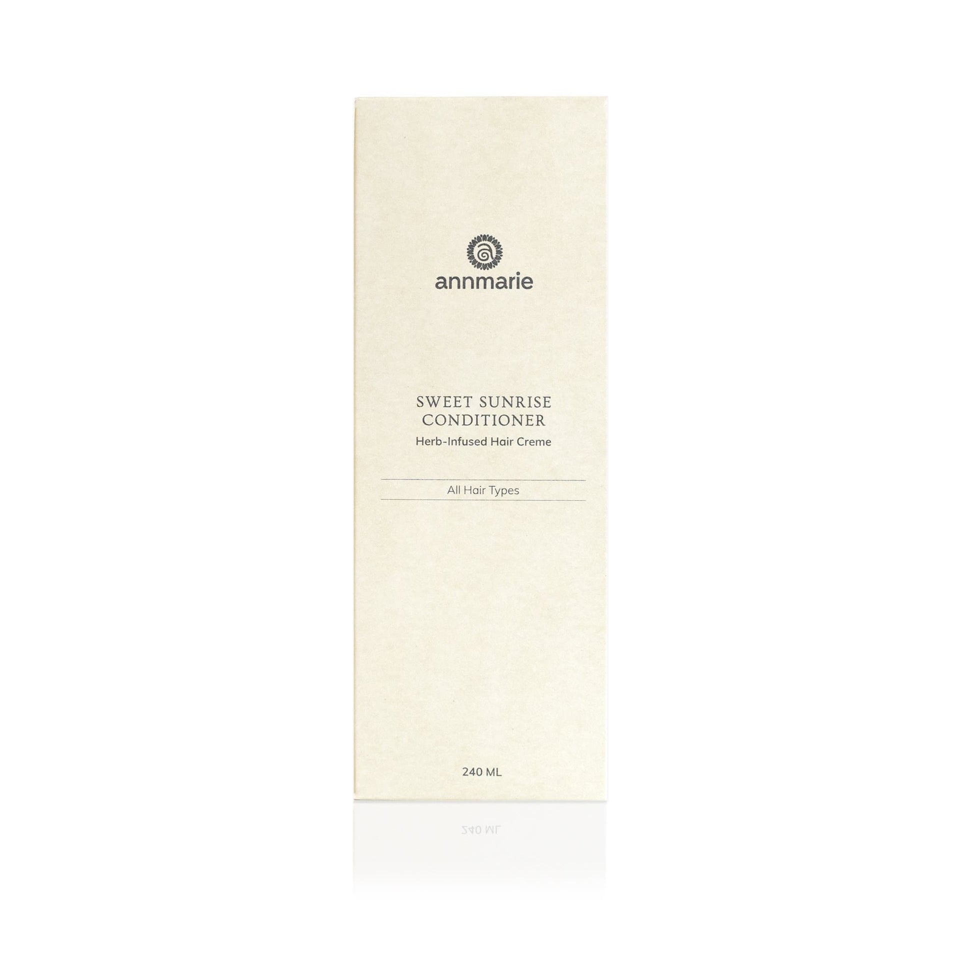 Annmarie Sweet Sunrise Conditioner product packaging display