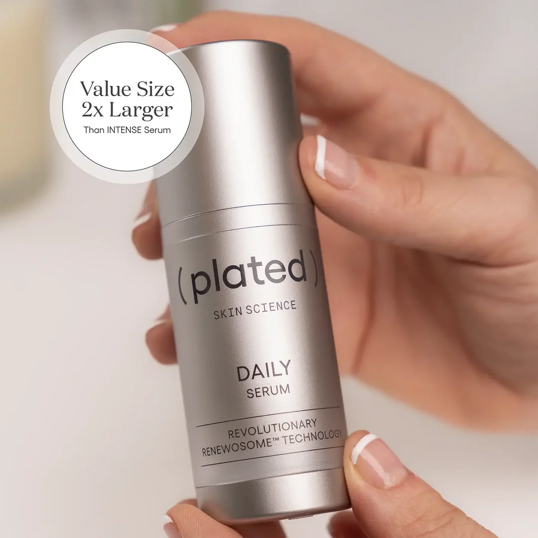 Plated Skin Science DAILY Serum - Value Size 2x Larger