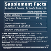 Prohealth Longevity Full Spectrum Urolithin A - 60 Capsules - Supplement Facts