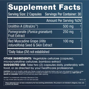 Prohealth Longevity Full Spectrum Urolithin A - 60 Capsules - Supplement Facts