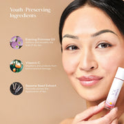 Ingredient highlights for Mama Sol LIPBRELLA™ lip oil with vitamins C and E