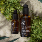 Code of Harmony Oil Cleanser Deluxe displayed on green grass