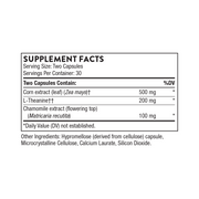 Thorne Deep Sleep Supplement Facts
