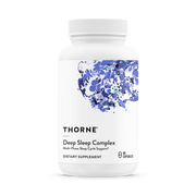 Thorne Deep Sleep Complex dietary supplement bottle on a white background