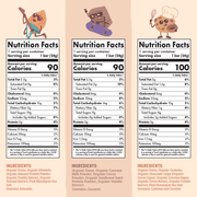 Nutrition Facts of Skout Organic Kids Bar Dessert Bundle