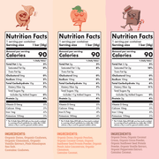 Nutrition Facts of Skout Organic Small Batch Kids Bar Variety Pack - 36 Pack