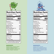 Nutrition Facts of Skout Organic Small Batch Kids Fruit Bar Variety Pack