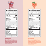Nutrition Facts of Skout Organic Small Batch Kids Fruit Bar Variety Pack