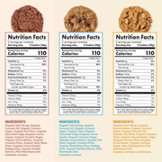 Nutrition Facts of Skout Organic Soft Baked Cookie and Kids Bar Bundle