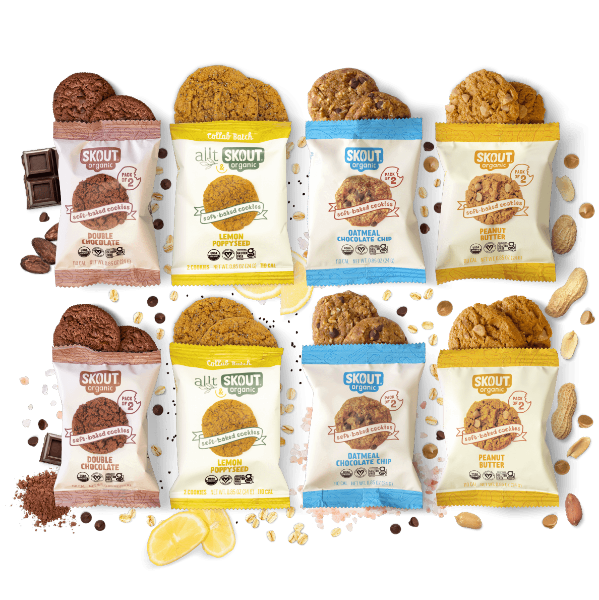 Skout Organic Soft Baked Cookie Sample Pack