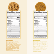 Nutrition Facts of Skout Organic Soft Baked Cookie Sample Pack