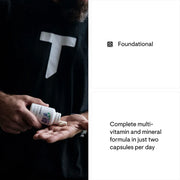 The Foundational Five Supplement Stack — Dr. Rhonda Patrick Inspired | Omega-3, D3+K2, Multivitamin, Sulforaphane, Magnesium – The Swell Score - Thorne Basic Nutrients 2/Day - Promote eye health, healthy skin, and immune function.
