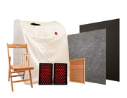 therasage 360 plus white portable sauna components