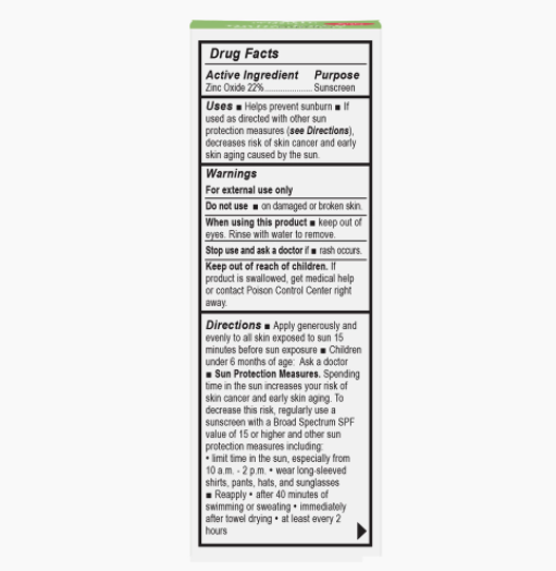 Earth Mama Organics - Baby Mineral Sunscreen Stick SPF40