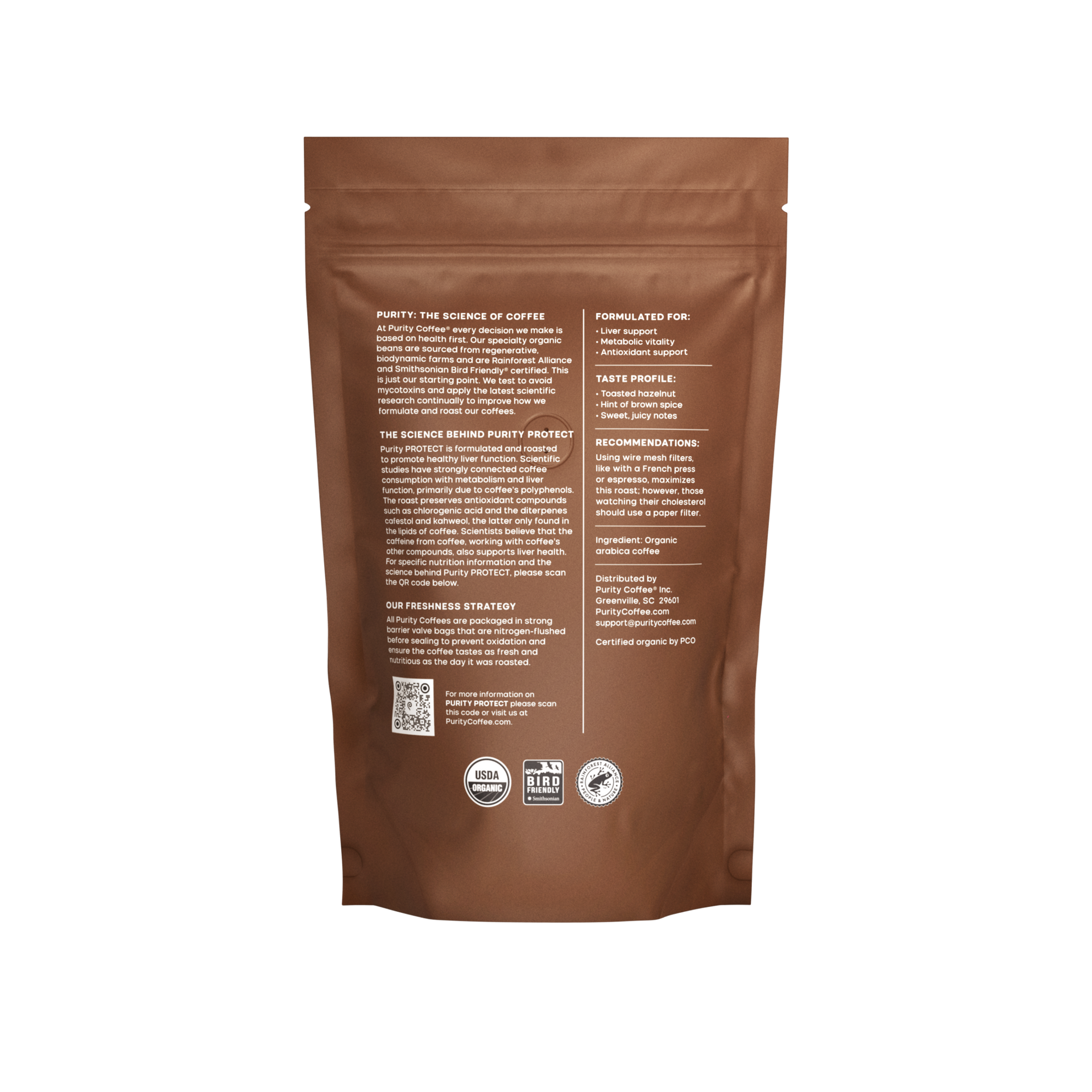 Purity Protect Whole Bean Coffee