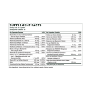 Thorne Men's Multi 50+ Supplement Facts